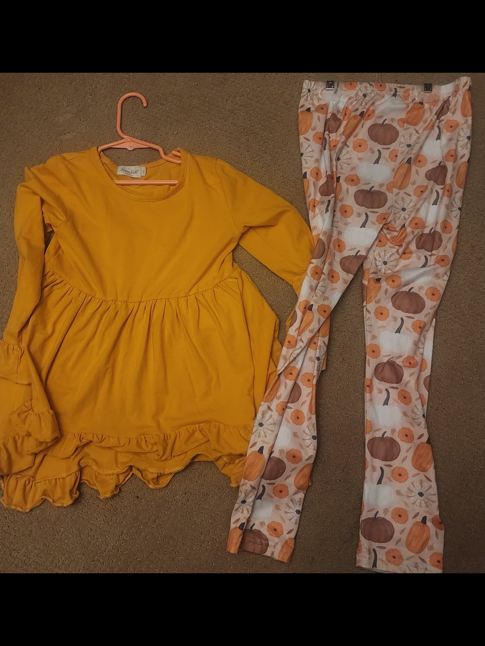 Marie Nicole Boutique Pumpkin Outfit 4xl
